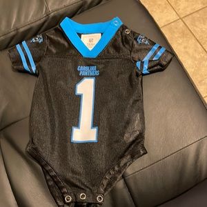 Carolina Panthers Newton 0/3 months Onesie nwt